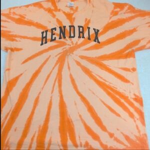 Jimi Hendrix Orange & White Swirl Tie Dye Tee XL
